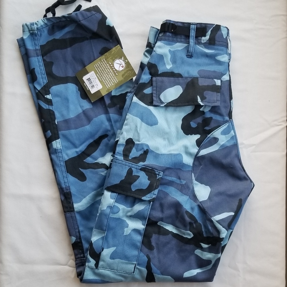 Rothco BDU Sky Blue Camo Cargo Pants